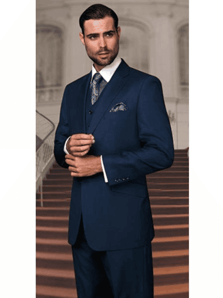 Bright Blue Suits - AlbertoNardoniStore