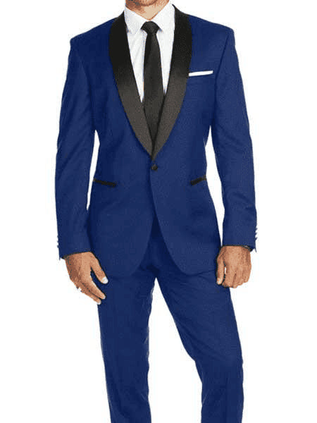 Bright Blue Suits - AlbertoNardoniStore