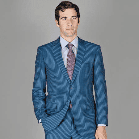 Bright Blue Suits - AlbertoNardoniStore