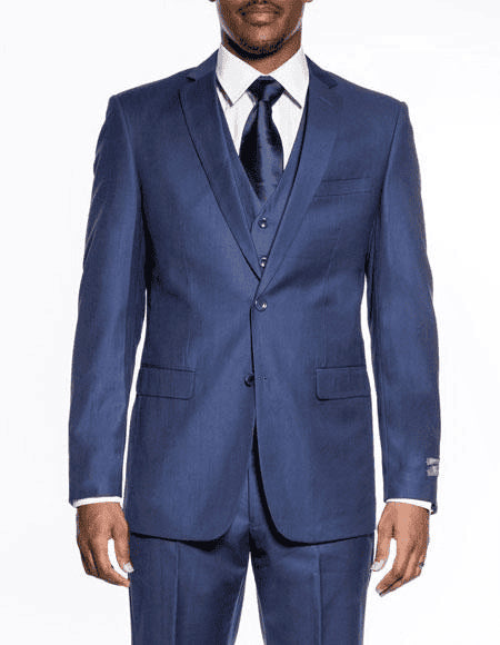 Bright Blue Suits - AlbertoNardoniStore