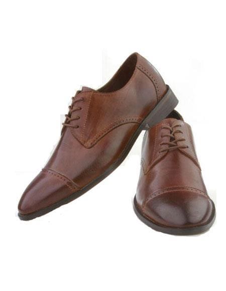 Brown Groomsmen Shoes - AlbertoNardoniStore