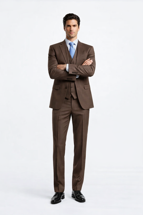 Brown Groomsmen Suits