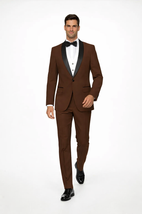 Brown Wedding Suit - Brown Wedding tuxedo