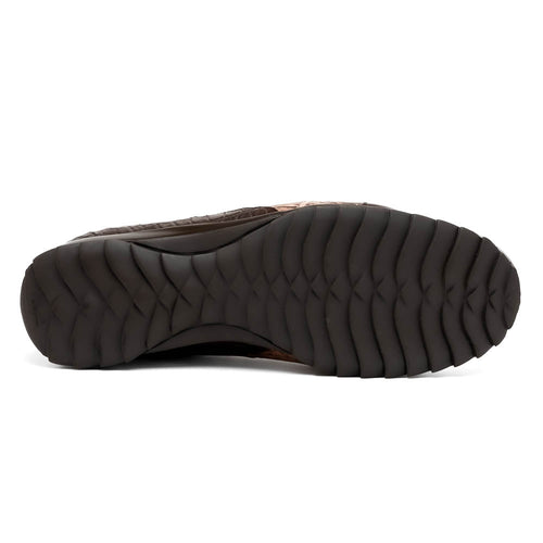 Marco Di Milano Cairo Alligator Sneakers Brown / Orix