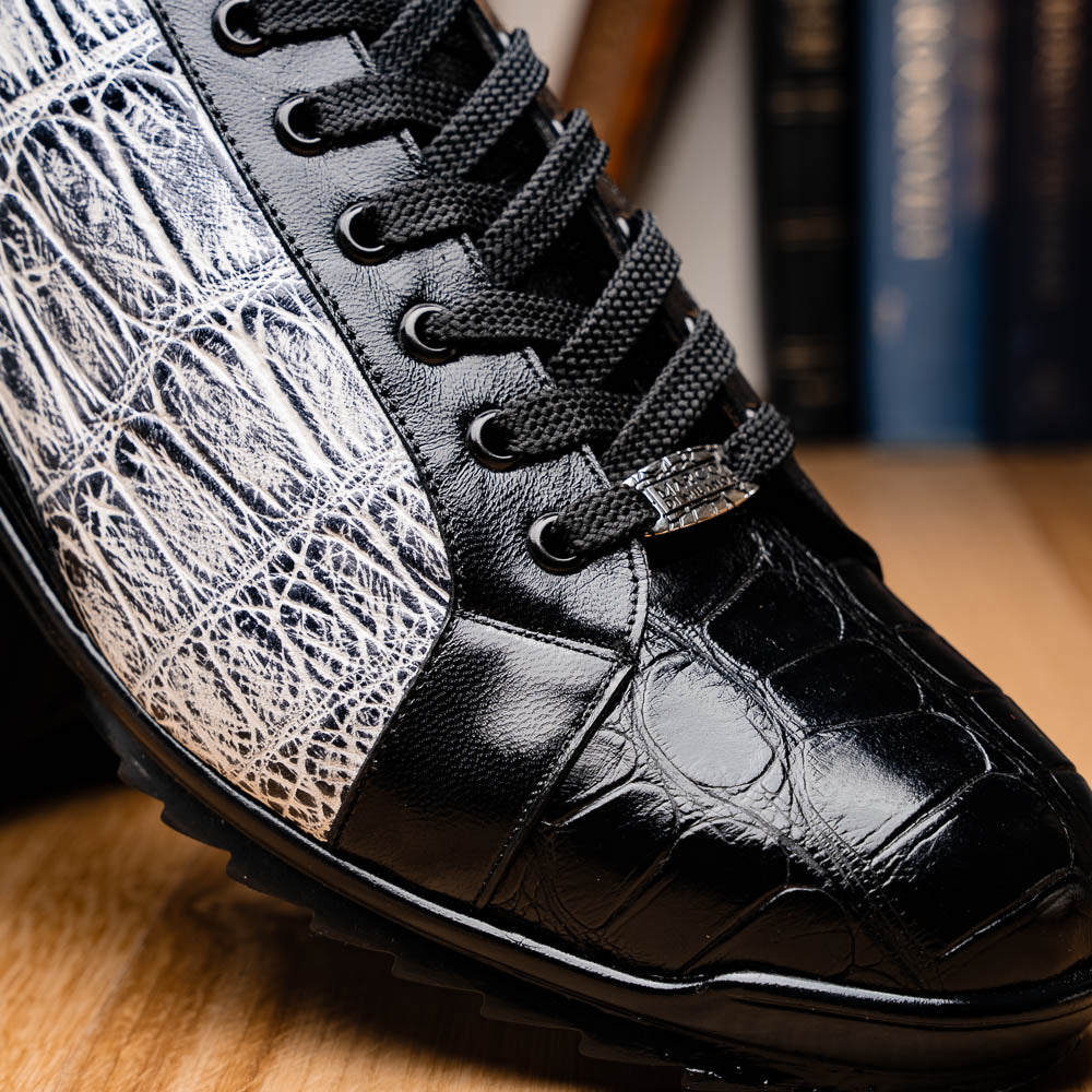 Marco Di Milano Cairo Black & White Leather Oxfords
