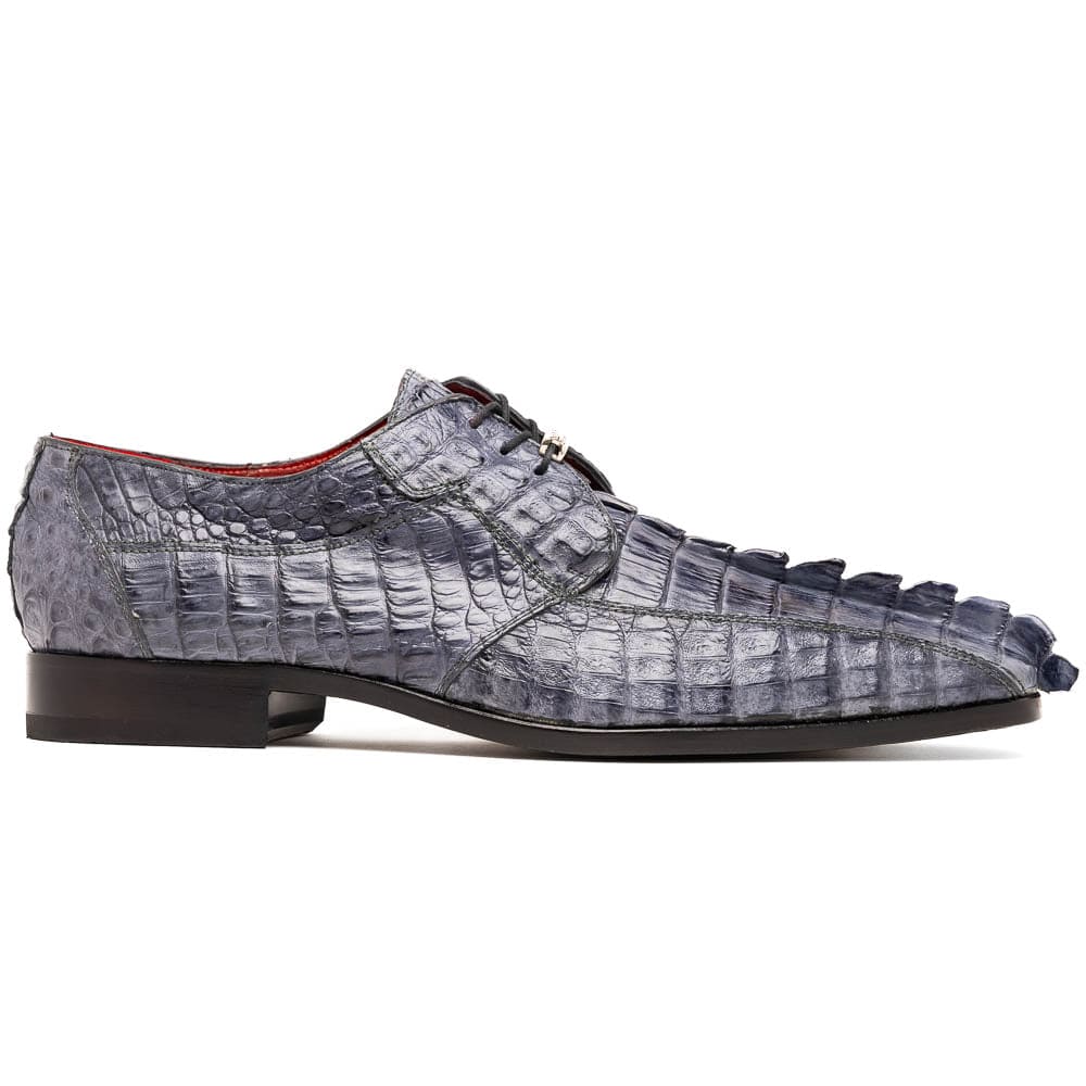 Marco Di Milano Cancun Gray Caiman Crocodile Derby 
