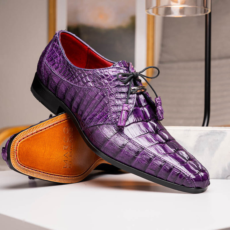 Marco Di Milano Cancun Purple Suede Loafers