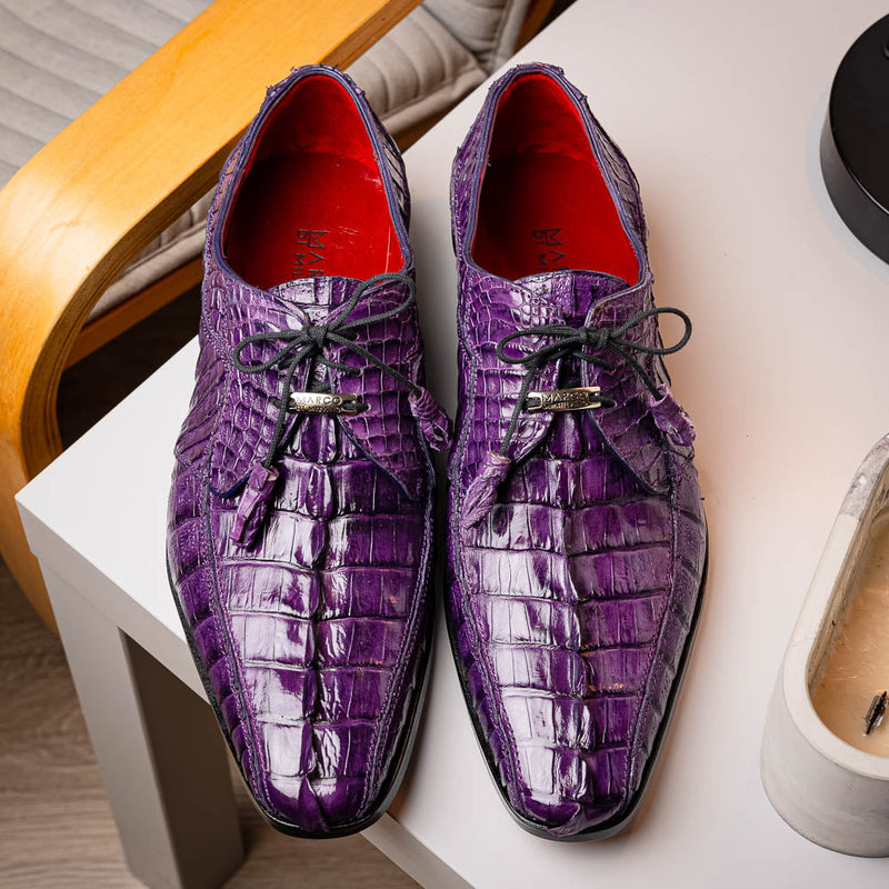 Marco Di Milano Cancun Purple Suede Loafers