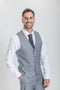 Caravelli Suit - Designer Caravelli Jacket and Pants in Color Solid Light Grey