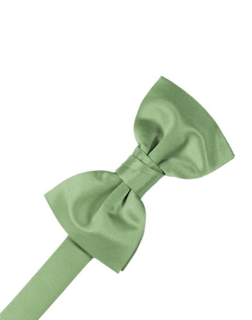 Sage Luxury Satin Kids Bow Tie