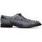 Marco Di Milano Caribe - Dark Gray Leather Dress Shoes