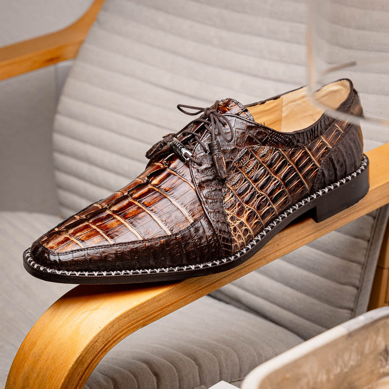Marco Di Milano Caribe Rustic Orix Brown Leather Loafer