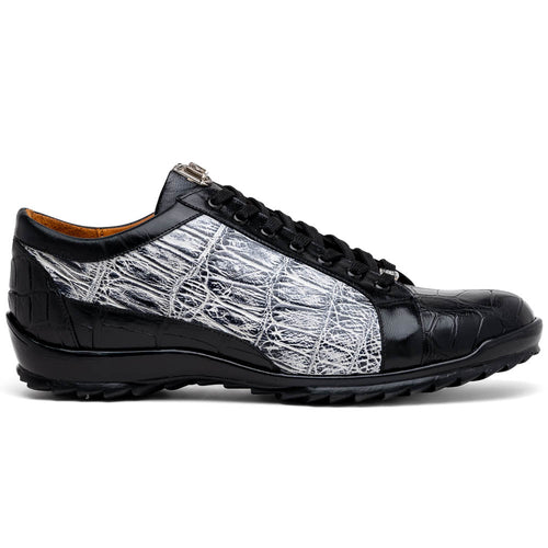 Marco Di Milano Cairo Black & White Leather Oxfords