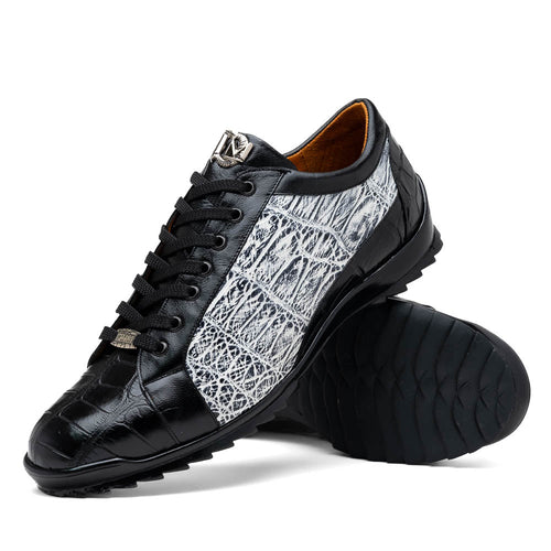 Marco Di Milano Cairo Black & White Leather Oxfords