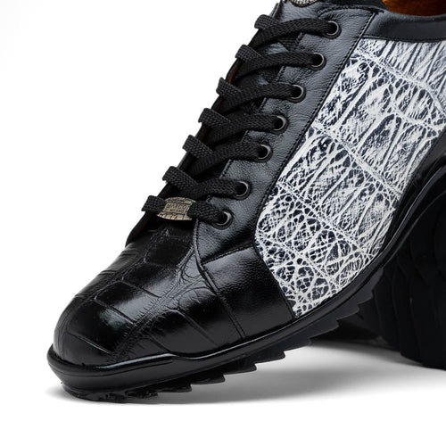 Marco Di Milano Cairo Black & White Leather Oxfords