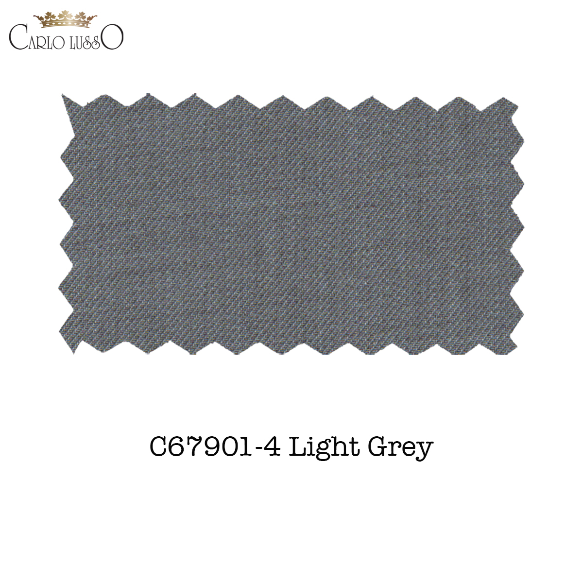 Carlo Lusso Medium Gray Two-button Poly Blend Suit