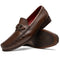 Marco Di Milano Cassarano Men's Calfskin Leather Loafers Brown