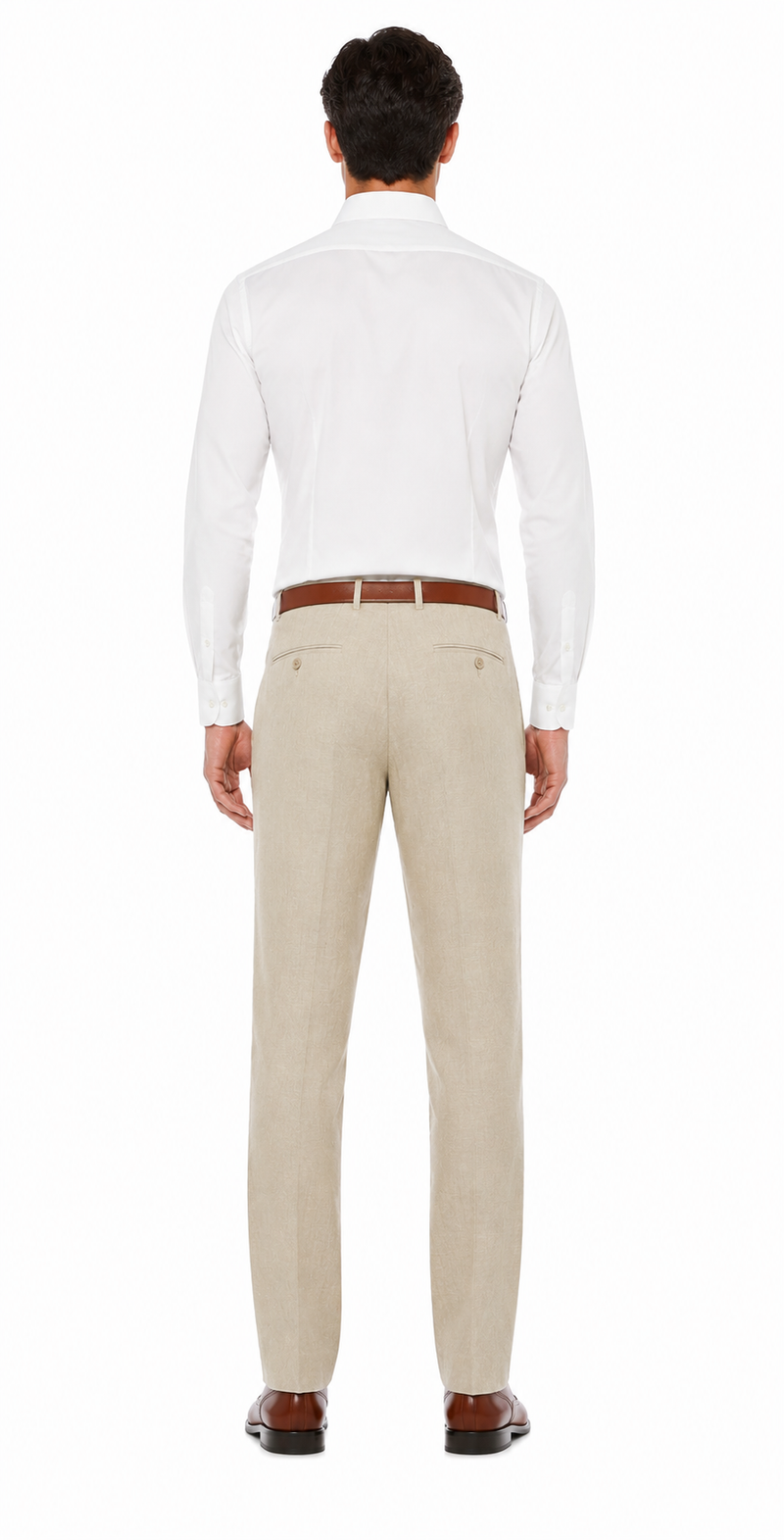 Casual Linen Suit Pants for Men – Breathable Beach Wedding Summer Trousers