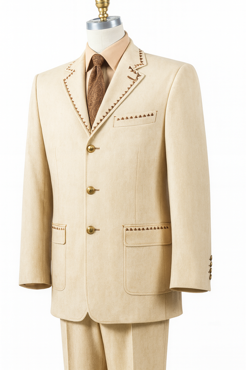 Champagne Groomsmen Suits