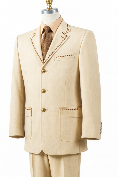 Champagne Groomsmen Suits