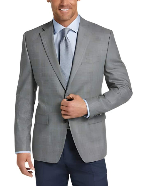 Mens 56 Long Sport Coat Gray Color Sport Coat