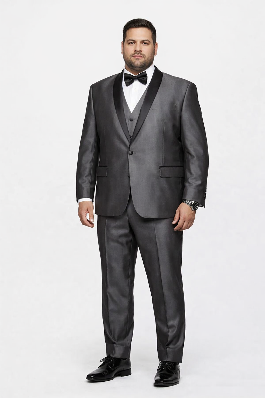 Dark Grey Groomsmen suits Groomsmen Suits With Shirt and Tie Package