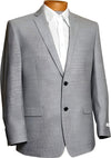Mens Tweed Jacket   - Winter - Fall Fabric Tweed Pattern Wool Fabric Gray Jacket