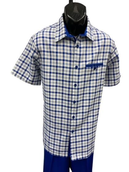 Mens 2 Piece Walking Suit - Plaid