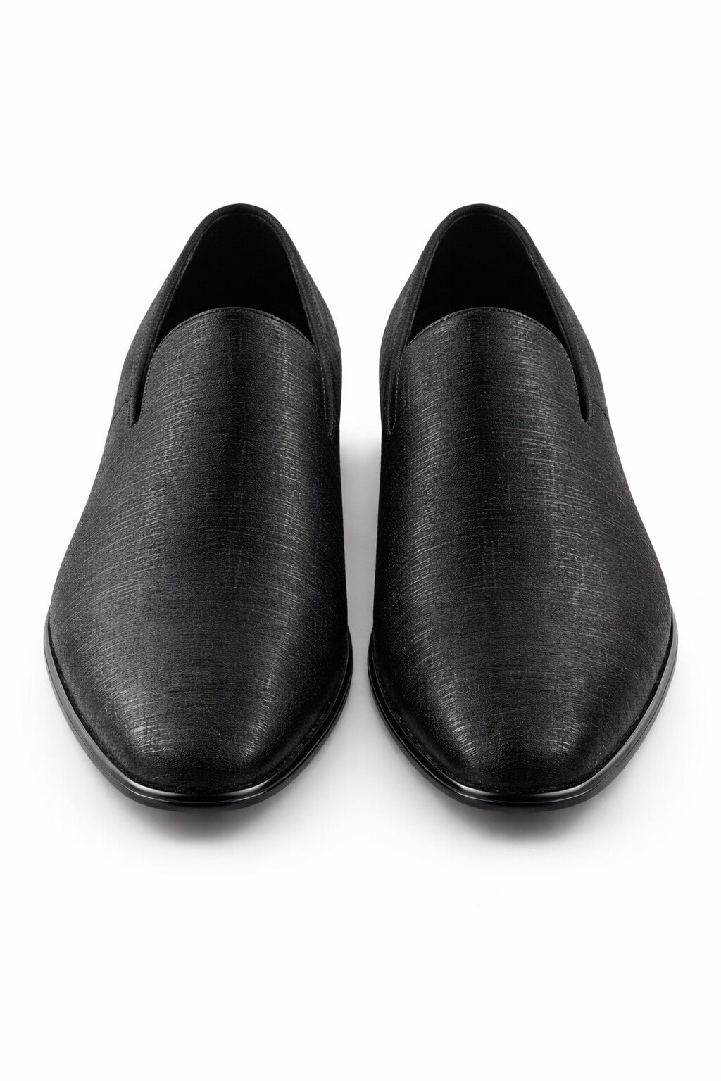 Sharkskin Black Couture 1910 Tuxedo Shoes