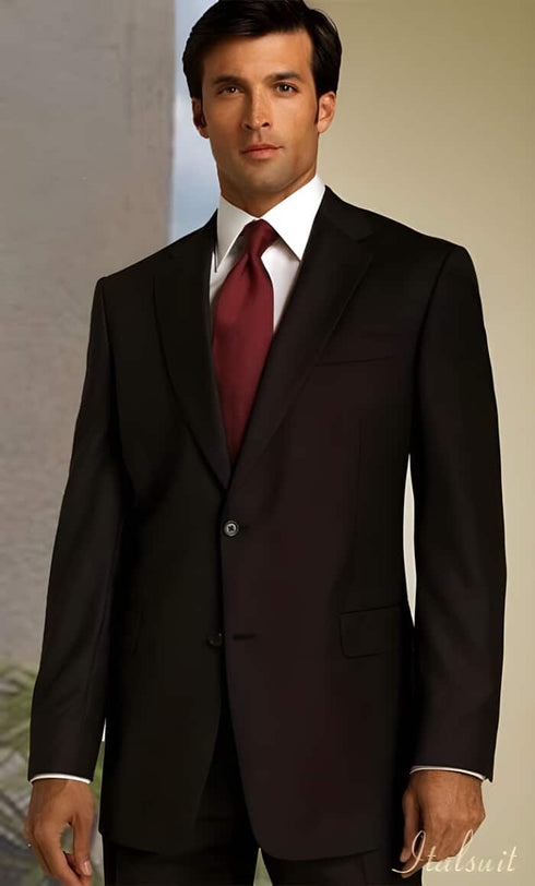 Mens  Brown Wool Suit  - Any Brand Style Size