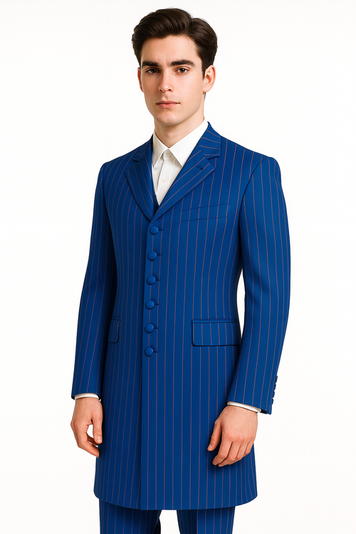 Royal Blue Groomsmen Zoot Suits