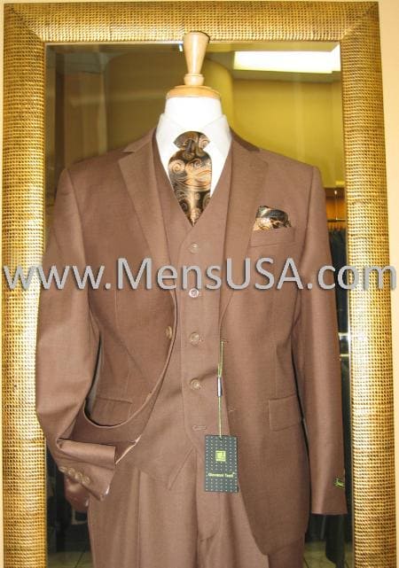 Copper Orange Mens Suit - AlbertoNardoniStore