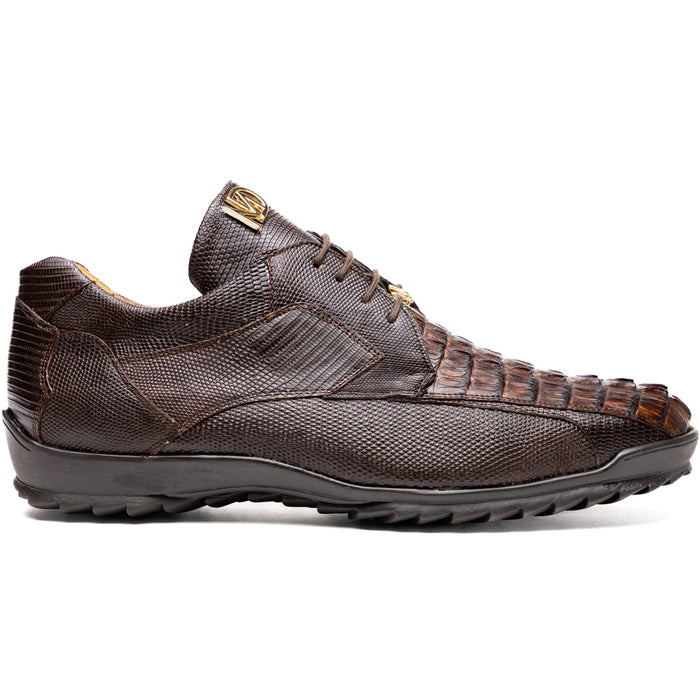 Marco_Di_Milano: Crater Brown Luxury Leather Shoes