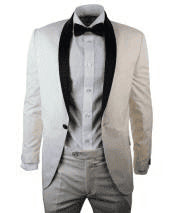 Cream Wedding Suit For Groom Cream Groomsmen Suits - AlbertoNardoniStore