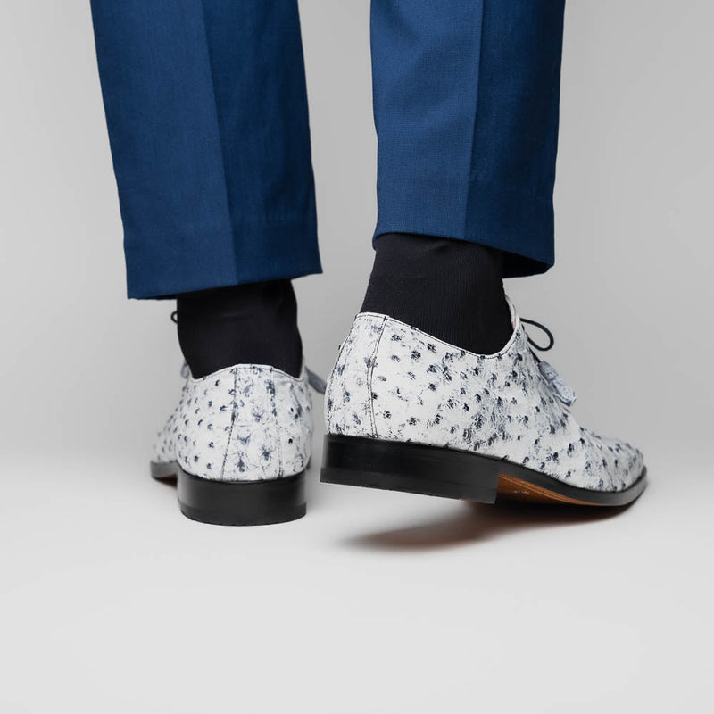 Marco Di Milano Criss Newspaper Leather Loafers