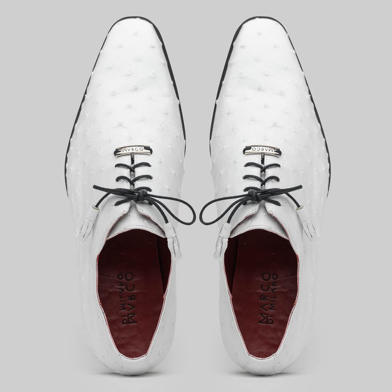 Marco Di Milano Criss White Leather Luxury Shoe