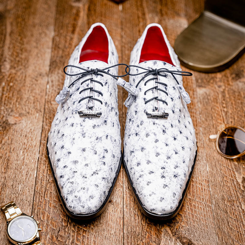 Marco Di Milano Criss Newspaper Leather Loafers