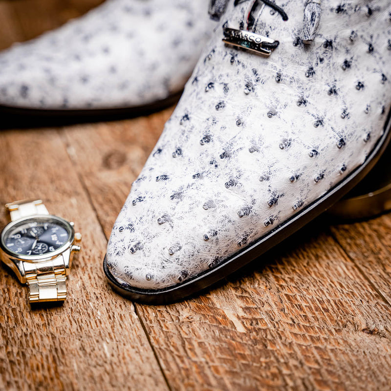 Marco Di Milano Criss Newspaper Leather Loafers