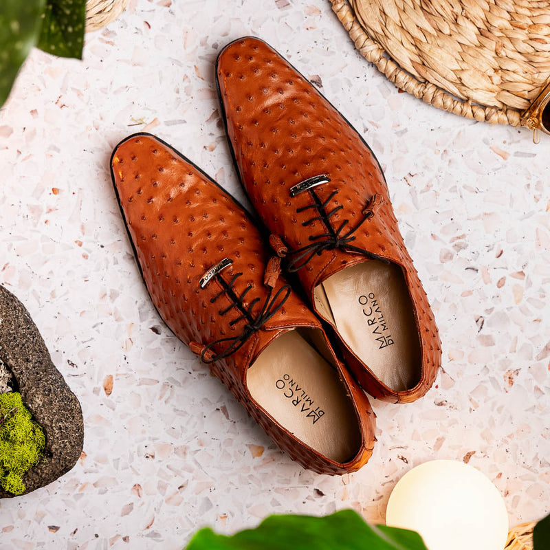 Marco_Di_Milano Criss Brandy Leather Loafers