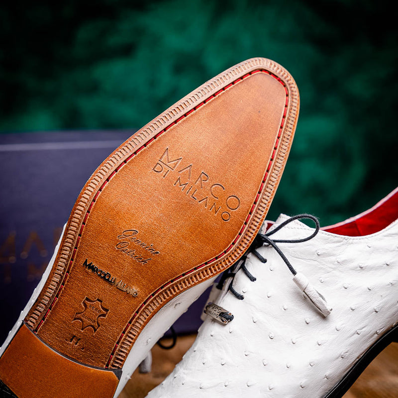 Marco Di Milano Criss White Leather Luxury Shoe