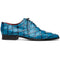 Marco Di Milano Olivieri: Caribbean Blue Leather Shoes