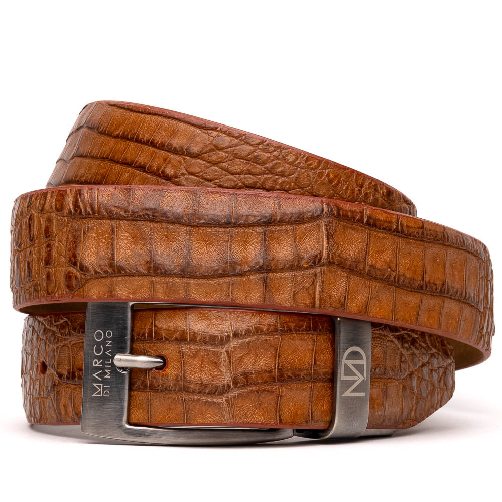 Marco Di Milano Riccardo Belt Cognac Leather Shoe