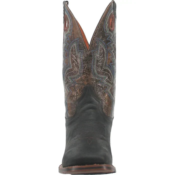 Dan Post Men's Deuce Genuine Leather Square Toe Boots - Black