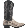 Dan Post Men's Manning Python Snakeskin Round Toe Boots - Natural