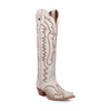 Dan Post Women's Josie Snip Toe Leather Tall Boots - White