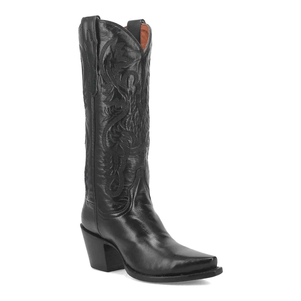 Dan Post Women's Maria Snip Toe Leather Boots - Black
