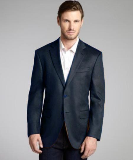 Dark Gray Mens Winter Blazer Cashmere and Wool Winter Fabric Sport Coat $99UP - AlbertoNardoniStore