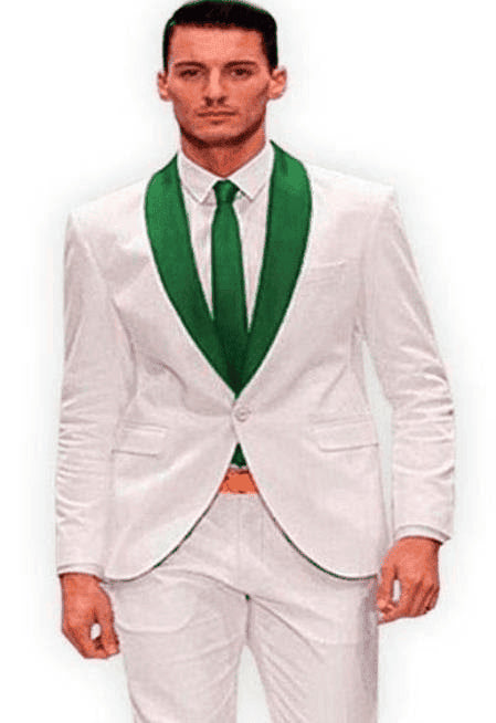 Dark Green Prom Suit - AlbertoNardoniStore