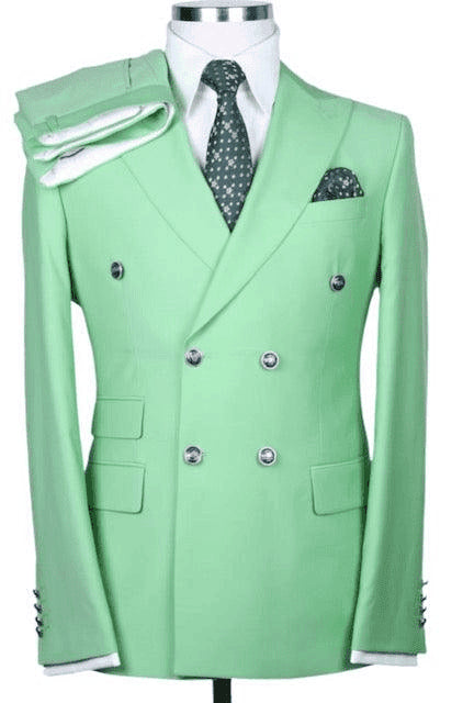 Dark Green Prom Suit - AlbertoNardoniStore