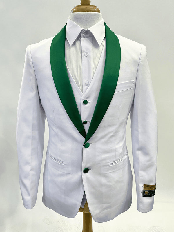 Dark Green Prom Suit - AlbertoNardoniStore